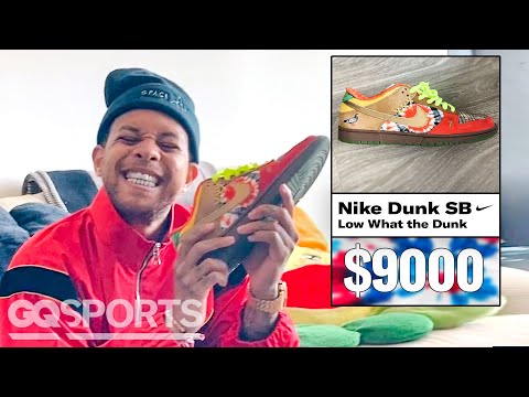Chase B Shows Off His $9K Nike Dunk SB Low Sneakers & More | My Life in Sneakers | GQ Sports