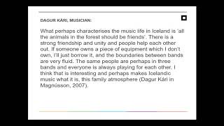 Þorbjörg Daphne Hall: Making Music in Iceland – Production Ethos and Music institutions