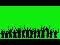 People Shout In Enjoying Green Screen Video Crowd People Shouting No Copyright Green Screen Effect