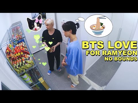 BTS Love For Ramyeon No Bounds