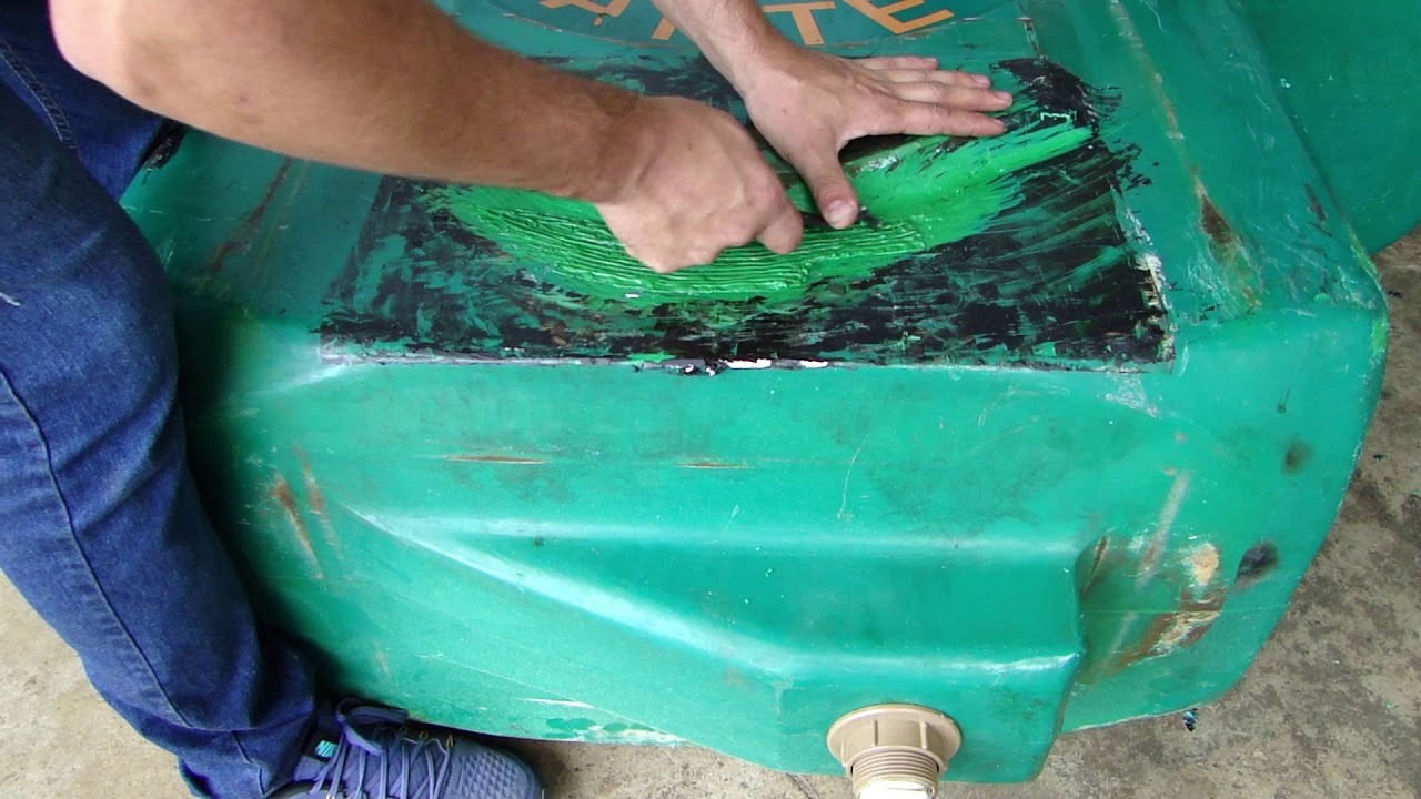 COMO RECUPERAR TANQUE PULVERIZADOR AGRICOLA  TRINCADO / Soldar tanque plástico -WELDPLAS 11
