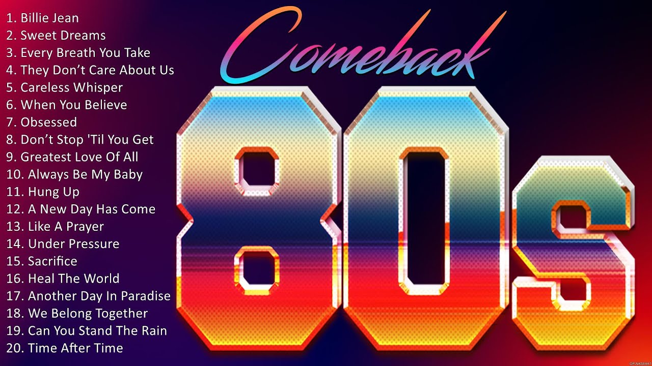 80s Greatest Hits Playlist 80s Hits I Bet You Know All These Songs ...