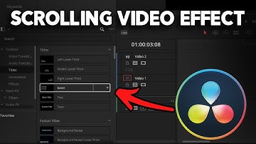 Davinci Resolve Scrolling Video Effect (Full Guide)