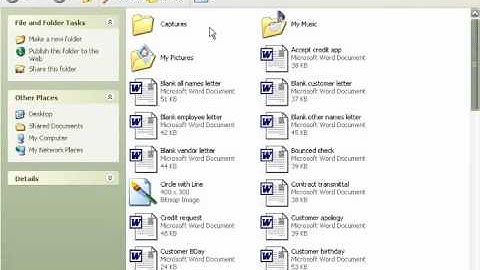 Windows XP Tutorial Customizing File and Folder Views Microsoft Training Lesson 6.5