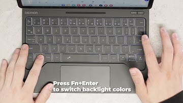 Dexnor Keyboard Case for Samsung Galaxy Tab S7 11 Inches Video