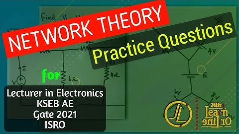 Network Theory | Gate Previous Questions | ECE | EEE