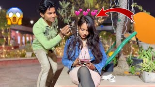 FUNNY PRANK ON CUTE GIRL BEST REACTION // PRANKSTAR VINOD