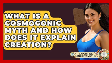 What Is A Cosmogonic Myth And How Does It Explain Creation? - Exploring Ancient Myths