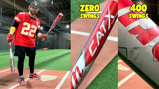 BREAKING-IN a Composite Baseball Bat | Marucci CatX Composite USSSA (broke it in a little too much)