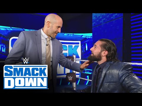 Cesaro comes face-to-face with Seth Rollins backstage: SmackDown, June 18, 2021