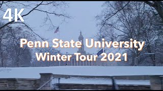 Penn State University Winter Tour (4K) Jan 2021 by Dino Wearing White Socks穿白袜子的迪诺 3,563 views 3 years ago 5 minutes, 32 seconds