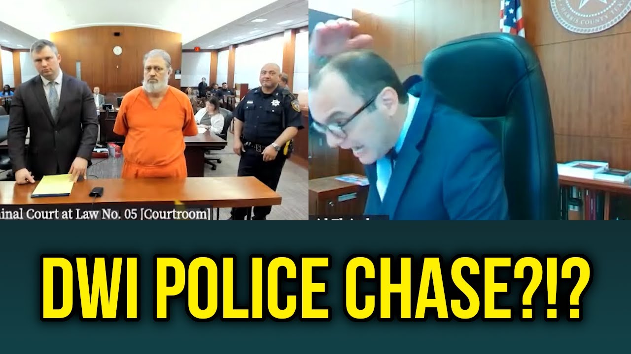 Judge FURIOUS After DWI Police Chase WITH ALCOHOL IN THE CAR