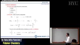 20140502고분자화학 16강 Non-Radical Addition Polymerization 2