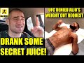 Sean Strickland reveals he accidently drank his own urine after UFC 293 win over Israel, Sterling