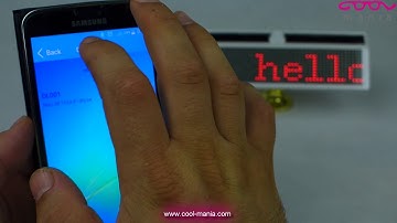 Programmable emoticon AUTO LED display red 16,6 cm diameter (www.cool-mania.com)