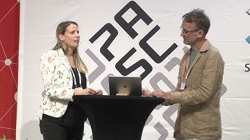 PASC23 on stage - Julija Zavadlav,  Machine Learning: A Scale-Bridging Tool for Molecular Modeling