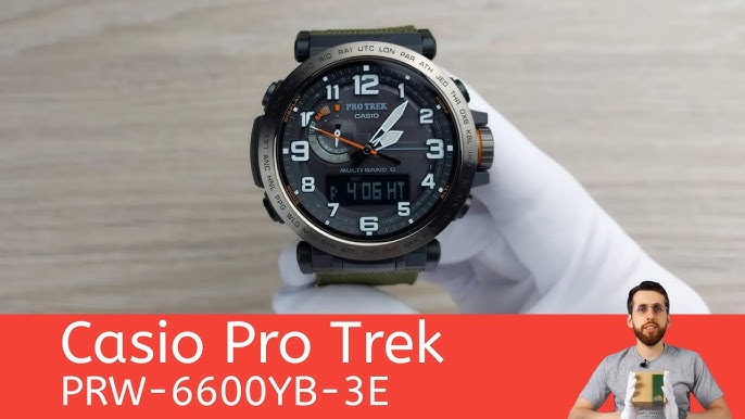  Casio Men's PRG-600YB-3CR PRO TREK Analog-Digital Display  Quartz Green Watch (PRG600YB-3) : Clothing, Shoes & Jewelry