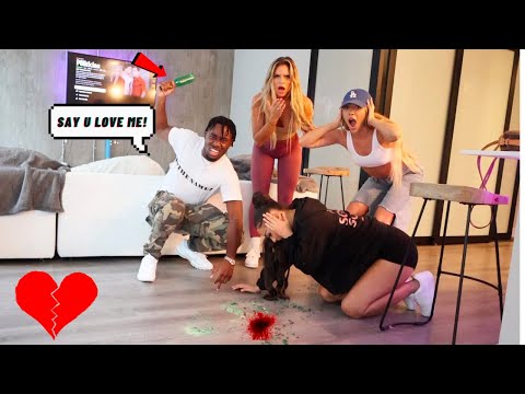 I CRACKED A BOTTLE ON MY CRUSH'S HEAD FOR CURVING ME! *WILDEST PRANK EVER*