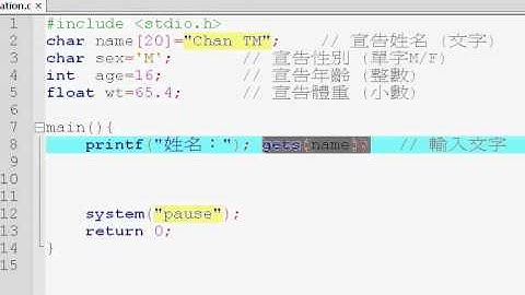 c program scanf & gets