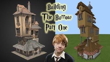 Minecraft Harry Potter Build - The Burrow (Weasley House)