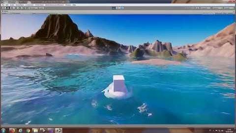 day / night cycle tests with Azure and Crest (Water type 2)
