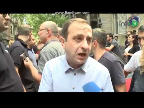 „ვგავარ მაფიოზს და პინგვინს?!“ -ლადო სადღობელაშვცილი „ლეიბორისტების“ ოფისთან