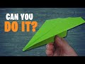 The best PAPER PLANE you have ever made GUARANTEED!