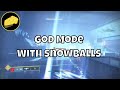 God Mode With Snowballs - Striker Titan