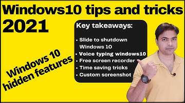 Windows 10 tips and tricks 2021 | Windows 10 hidden features