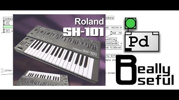 PureData tutorials - rich synthesis (20) - Roland SH-101