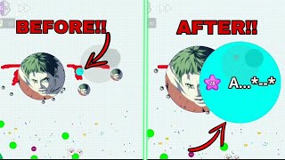 AGAR.IO MOBILE, 100% SOLO //EASY SOLO TAKEOVER!!
