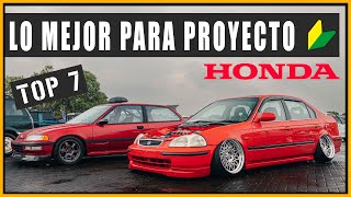 TOP 7 MEJORES HONDA PARA PROYECTO o TU Primer Proyecto JDM | Andejes