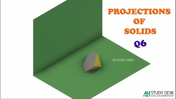 Projections of Solids Q6 - 3D Animation