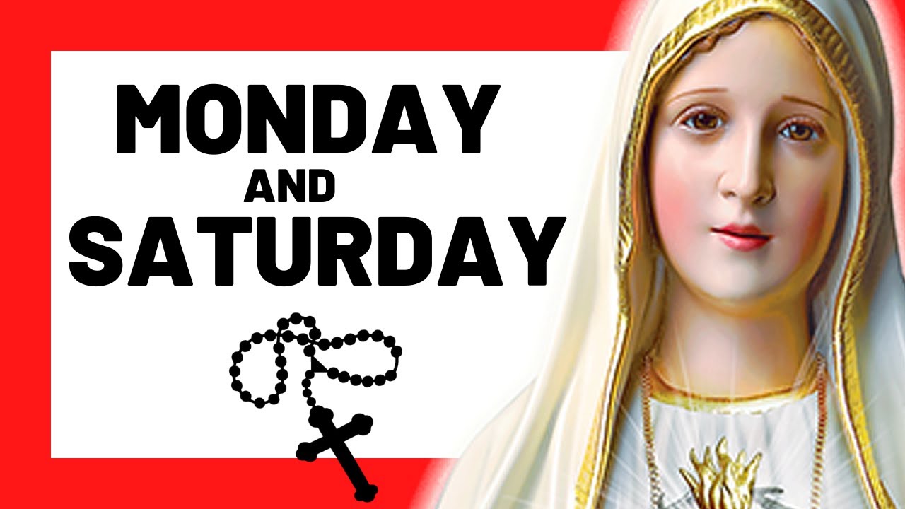 THE JOYFUL MYSTERIES TODAY HOLY ROSARY MONDAY  SATURDAY   THE HOLY ROSARY MONDAY  SATURDAY