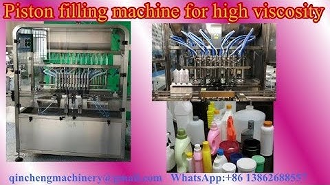 automatic piston filling machine.linear viscosity piston filler for pesticide.Embotellador de miel