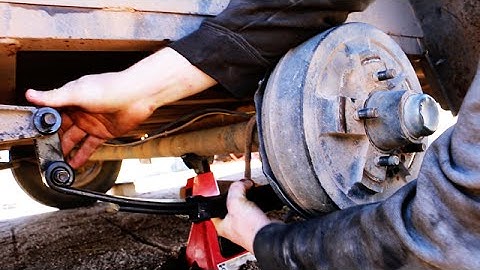 How to Replace/Install a Trailer Leaf Spring