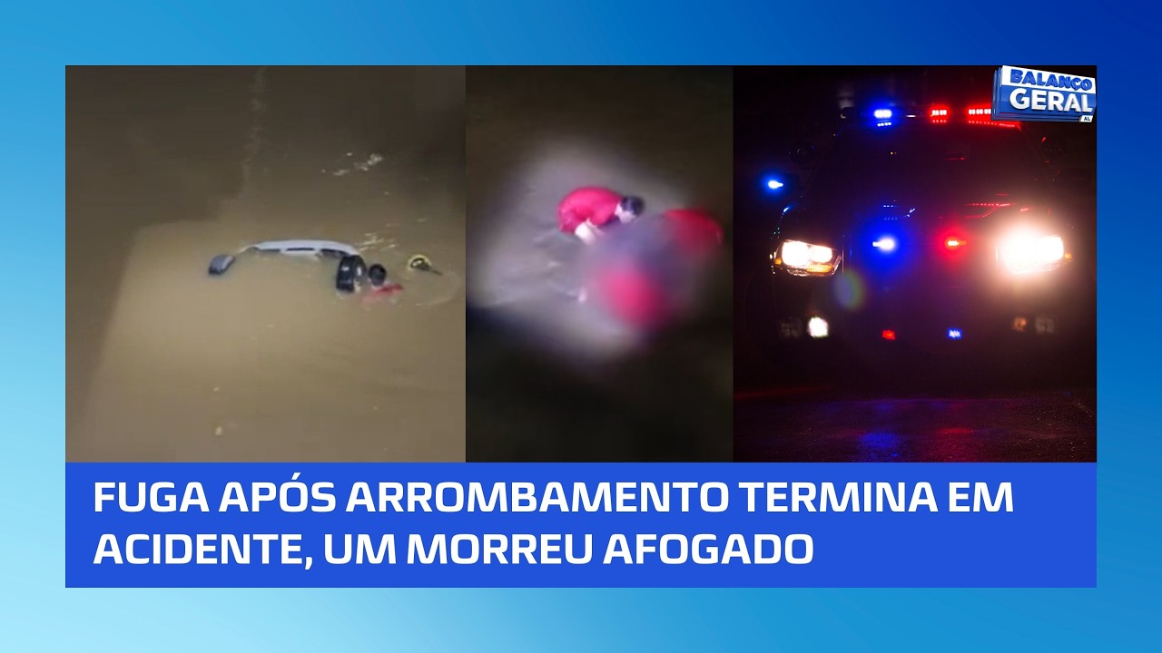 Suspeitos de arrombar lotérica em Santana do Mundaú se envolvem em acidente durante a fuga