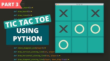 Tic Tac Toe Using Python and Pygame (Part 3) | Drawing Figures