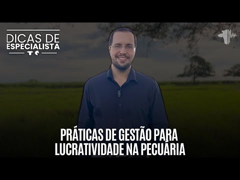 PRÁTICAS DE GESTÃO PARA LUCRATIVIDADE NA PECUÁRIA | DICAS DE ESPECIALISTA