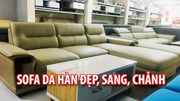 Trải nghiệm mẫu sofa da Hàn trực tiếp tại cửa hàng.- Nội thất giá rẻ tại kho- Furnibuy.com