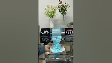How much snowflake ice can be made from a cup of drink?