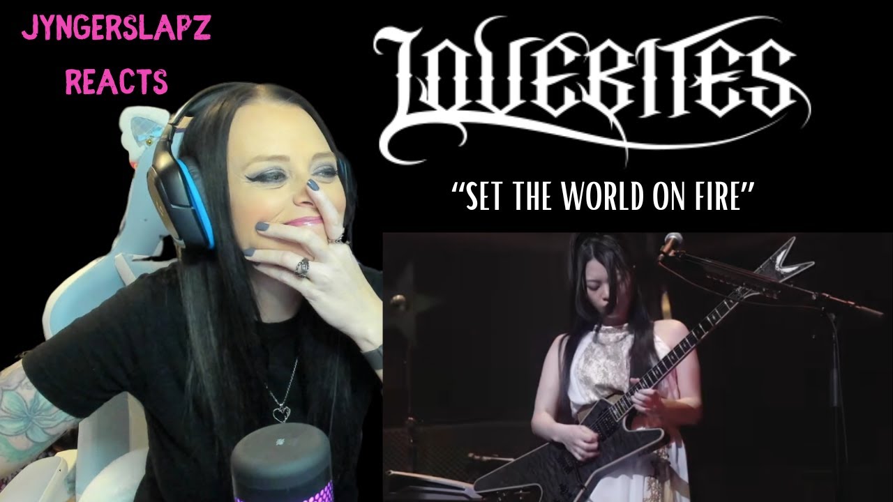 LOVEBITES - "Set The World On Fire" (Live) REACTION