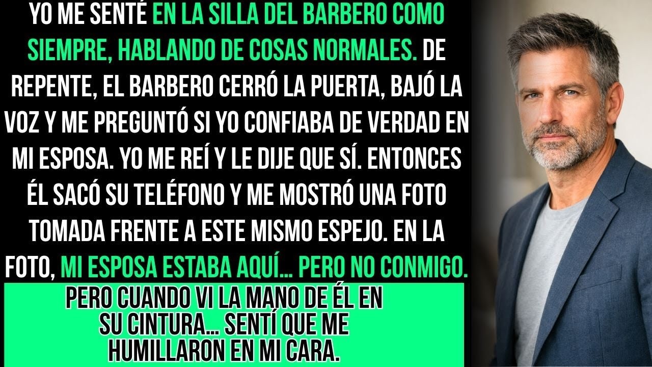 El Barbero Me Dijo： “Su Esposa Viene Aquí Con Otro”  Yo Sonreí… Hasta Que Vi La Foto