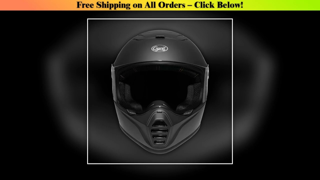 Unisex Full Face Motorcycle Helmet Lightweight Retro Helmets for Men Women DOT Approved Casco Moto