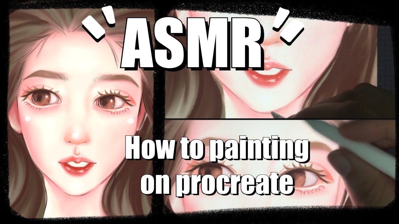 [ASMR] How to painting on procreate YouTube