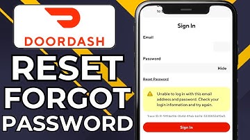 HOW TO CHANGE DOORDASH PASSWORD IF YOU FORGOT IT (2025)