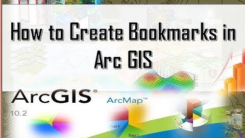 How to Create Bookmarks in Arc GIS |Bookmark Place|Bookmark Manager| 2019|  Tutorial 20
