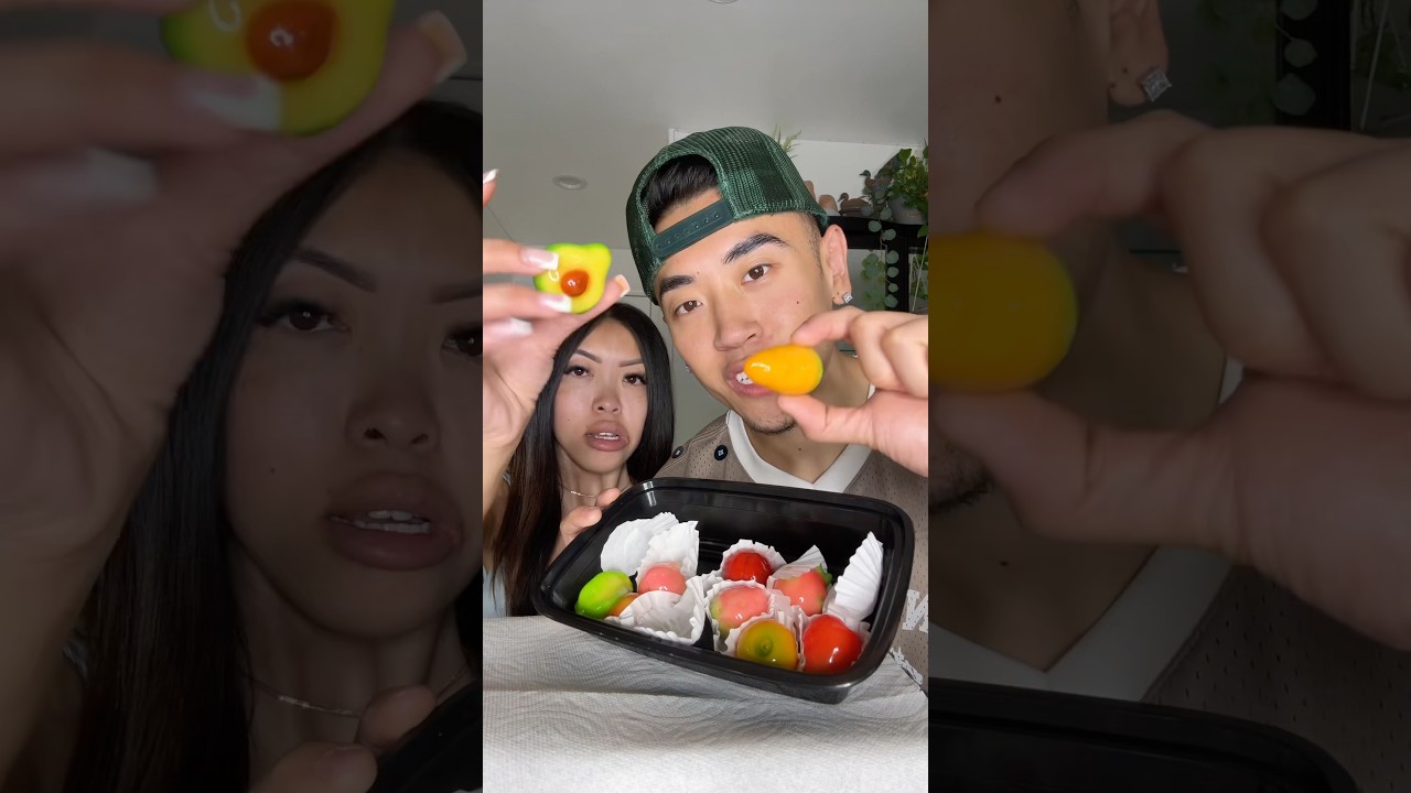 EATING AI GLASS FRUIT WITH MY BROTHER ​⁠