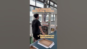 Semi-Automatic Box-Making Machine: Boost Factory Efficiency with Low Cost