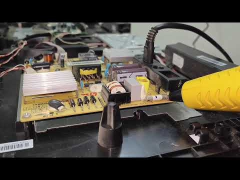 How to repair blown TV fuse / how to fix old dead TV